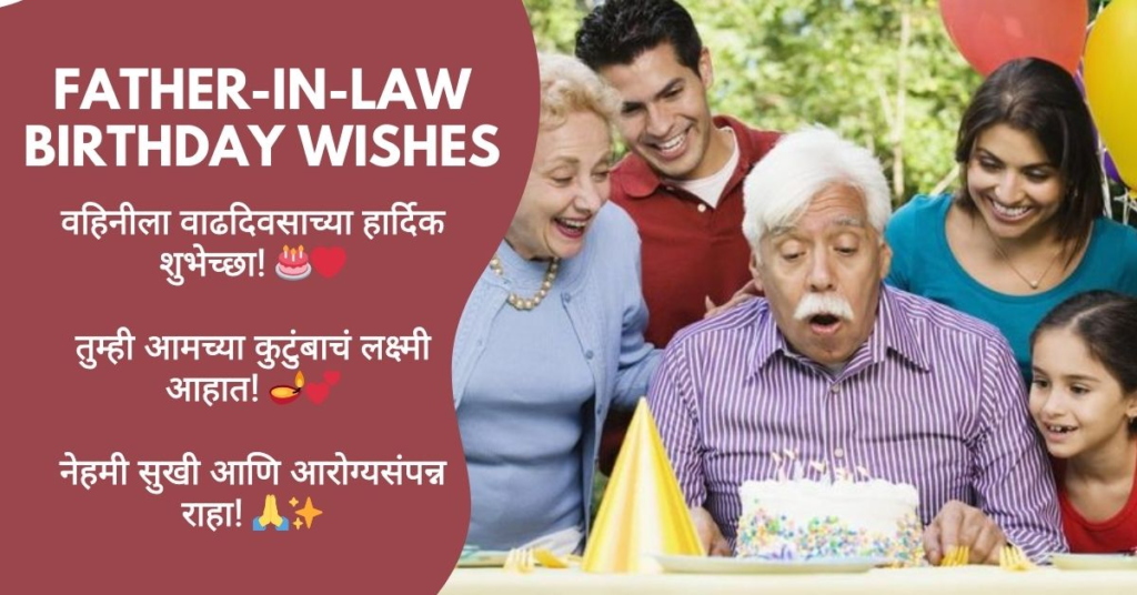 Father-in-Law Birthday Wishes Marathi
