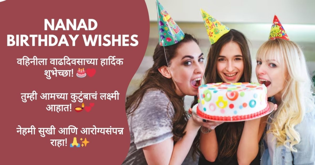 Nanad Birthday Wishes in Marathi