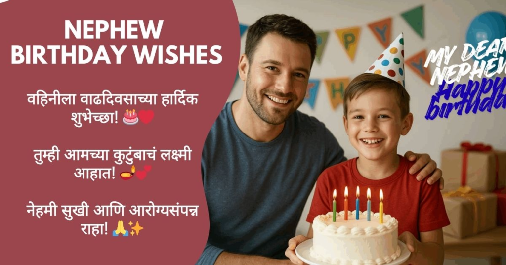 Nephew Birthday Wishes Marathi